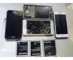 Celulares y baterías Samsung para reparar o repuesto