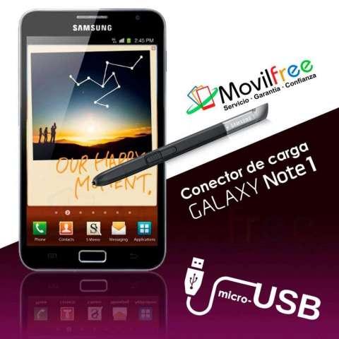 Cambio de conector de carga Samsung Galaxy Note 1 Cambio de conector de carga Samsung Galaxy Note 1